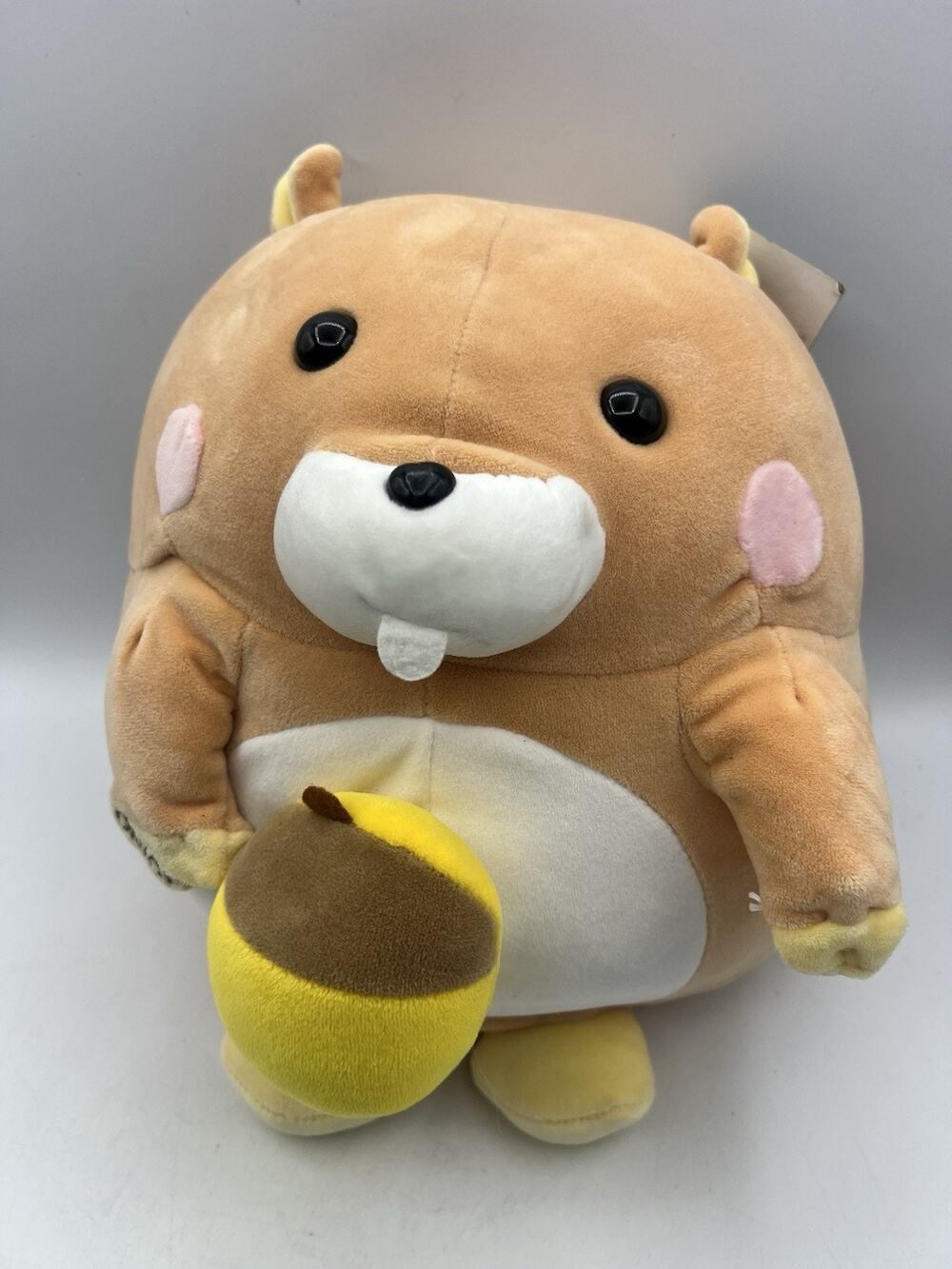 Little Hamster Toy Plush Light Up Brown Cute LED Stuffed Animal Kids